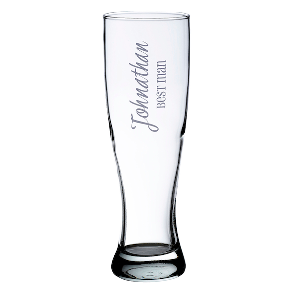 Wedding Party Pilsner Glass