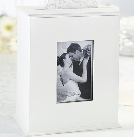 Wooden Photo Keepsake Card Box