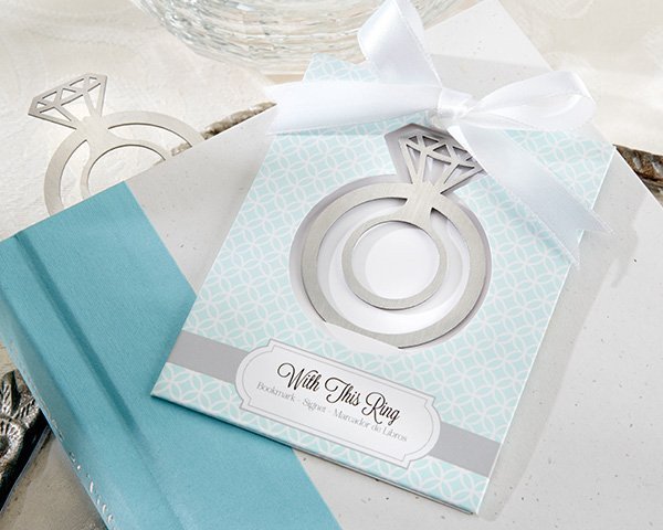 With This Ring Bookmark Favors