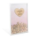 Wedding Heart Drop Box Guestbook