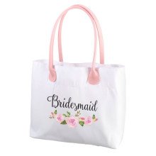 Floral Bridesmaid Tote Bag
