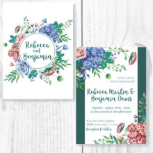 Floral Charm Invite