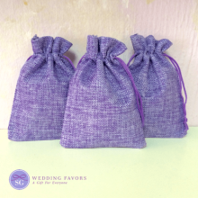 Jute Bags - Lavender