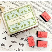 Mountain Birds Rubber Stamps