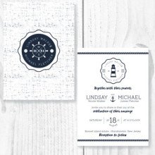 Nautical Theme Invite