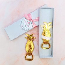 Gold Pineapple Bottle Openers