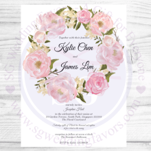 Romantic Wreath Invite