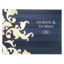 Royal Blue Guest Book