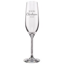 Script Crystal Toasting Flute