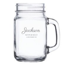 Script Rustic Mason Jar