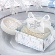 Snowflake Soap Favors