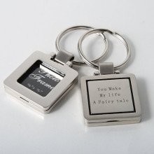 Square Photo Keychains Favors