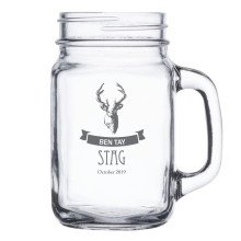 Stag Rustic Mason Jar