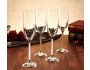 Vertical Script Crystal Toasting Flute