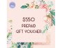 $550 Prepaid Gift Voucher