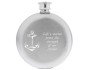 Anchor Round Hip Flask