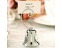 Silver Bell Place Card Holder Favors