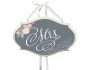 Floral Chalk Chair Sign - Mrs