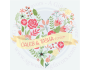 Floral Heart Tags/Stickers