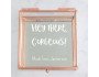 Fun Script Gold Glass Jewellery Box
