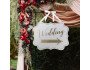 Gold Wedding Arrow Sign