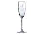 Heart Monogram Toasting Glass