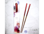 Magenta Gold Chopsticks Favors