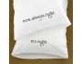 Mr. & Mrs. Right Pillowcase Set