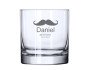 Mustache Rocks Whisky Glass