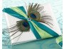 Peacock Feather Guestbook