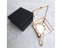 Antler Rose Gold Glass Jewellery Box