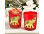 Ruby Red Elephant Candle Holders