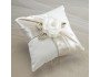 Taupe Rose Ring Pillow