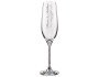 Vertical Script Crystal Toasting Flute