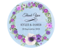 Violet Wreath Tags/Stickers