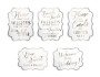 Wedding Signs - set of 5