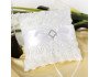 White Rose Ring Pillow