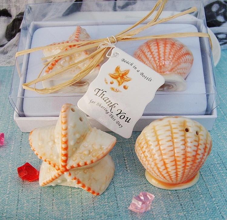 Seashell salt and pepper shakers on sale