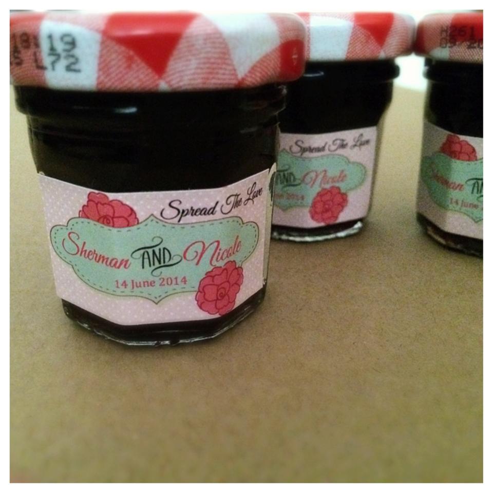 Bonne Maman Jam with Personalized Sticker