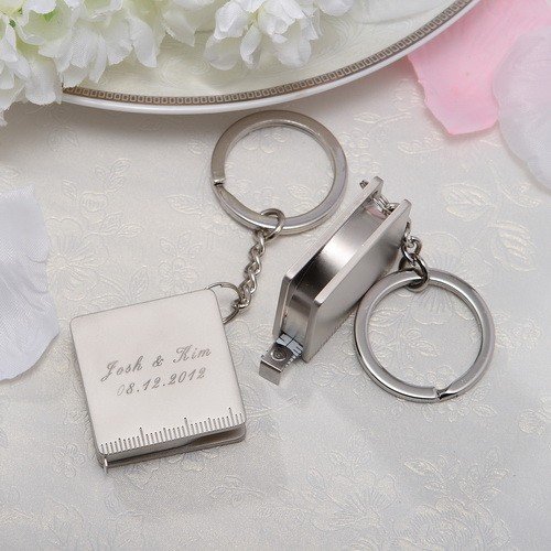 Measuring Tape Keychains with Engraving